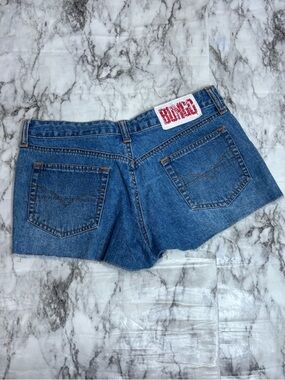 BONGO Y2K Blue Denim Cutoff Jean Shorts denim Back Pockets size 3 summer Bratz